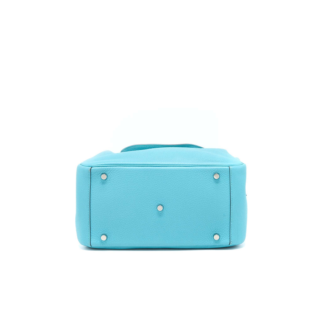 HERMES LINDY 30 CLEMENCE 3P BLUE ATOLL SHW