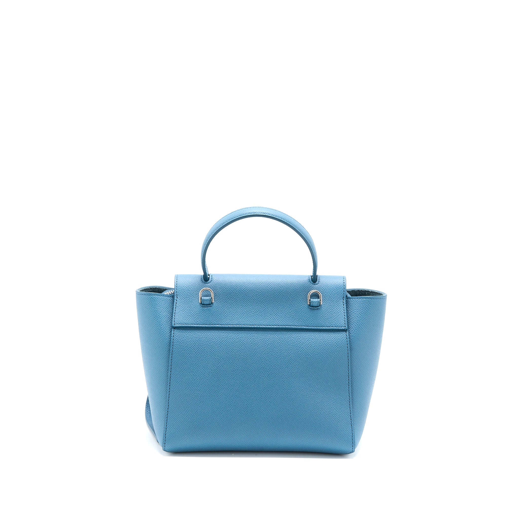 CELINE NANO BELT BAG GRAINED CALFSKIN BLUE SHW
