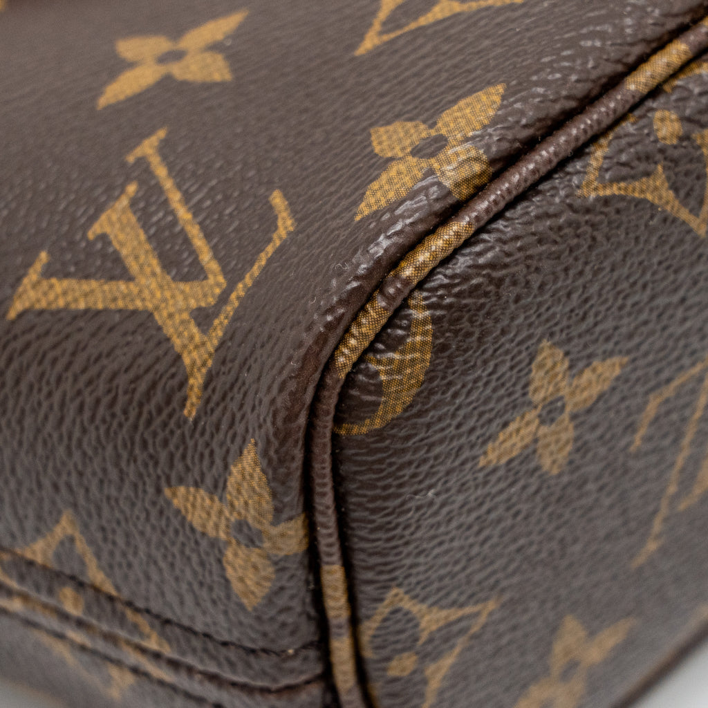 LOUIS VUITTON NEVERFULL BB BEIGE  STRAP MONOGRAM CANVAS GHW