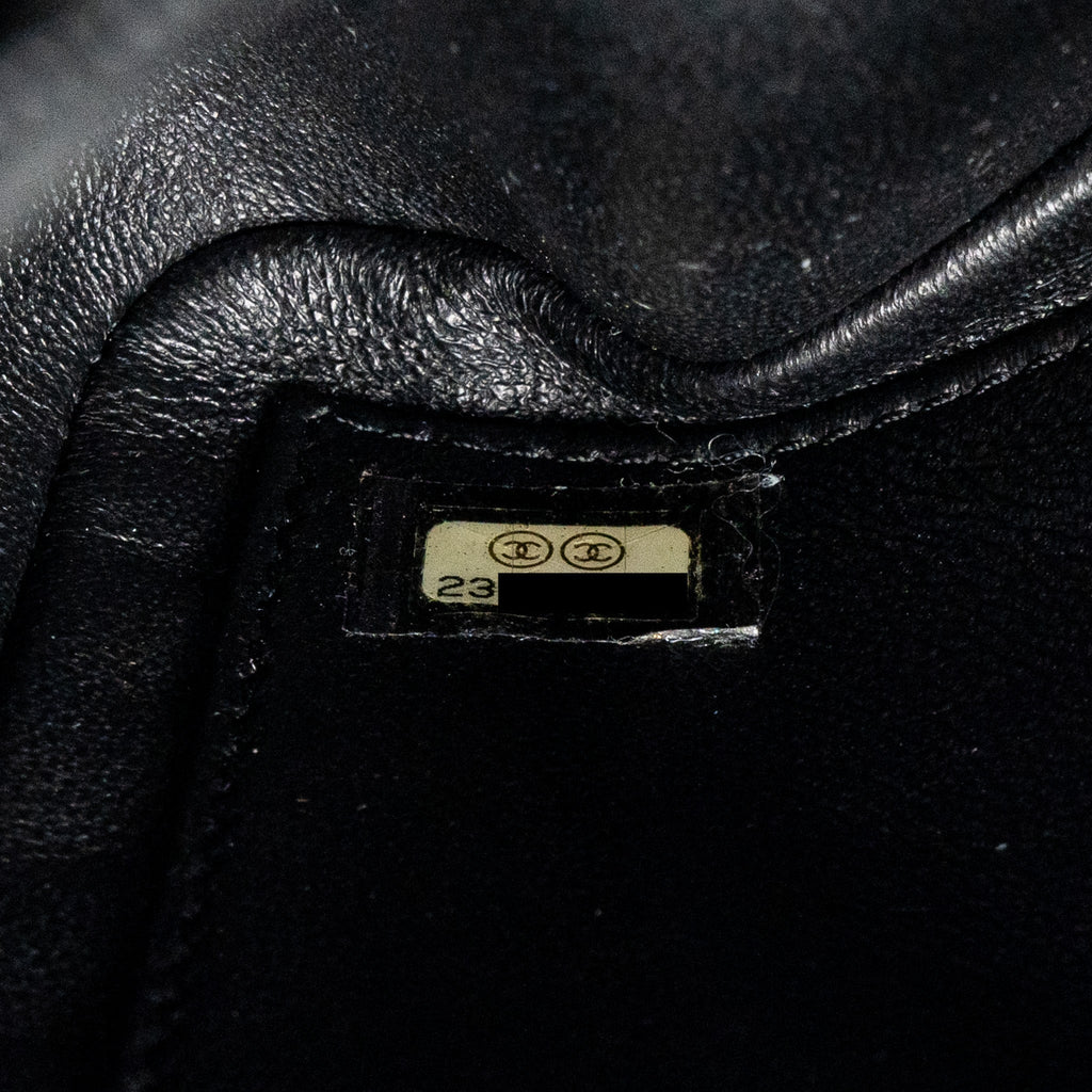 CHANEL FILIGREE FLAP BAG CAVIAR NAVY/BLACK GHW