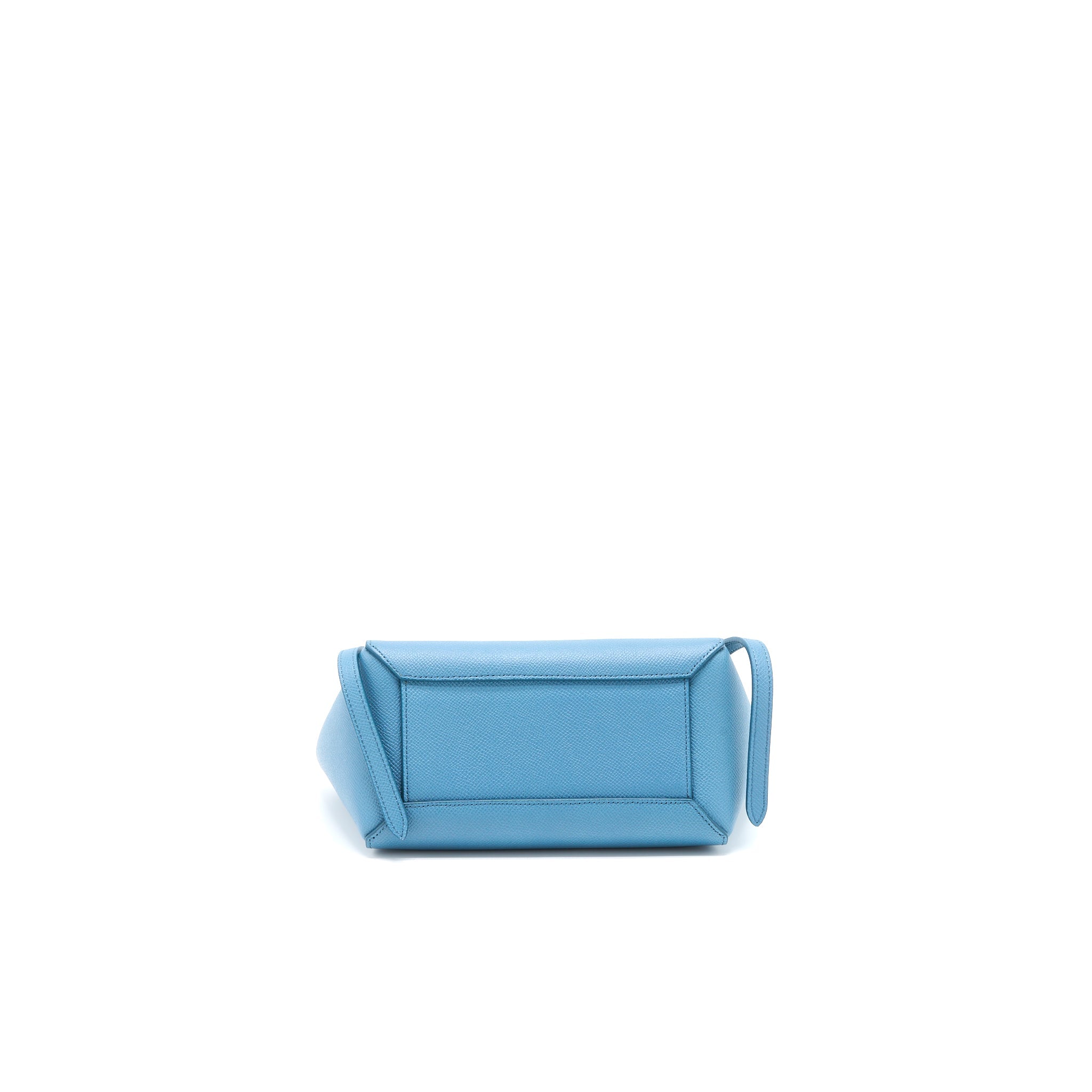 CELINE NANO BELT BAG GRAINED CALFSKIN BLUE SHW