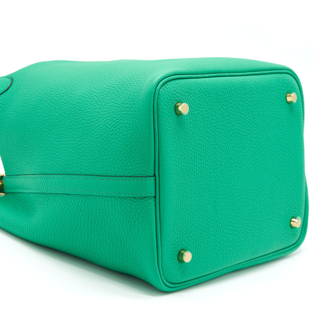 HERMES PICOTIN 22 CLEMENCE MENTHE GHW