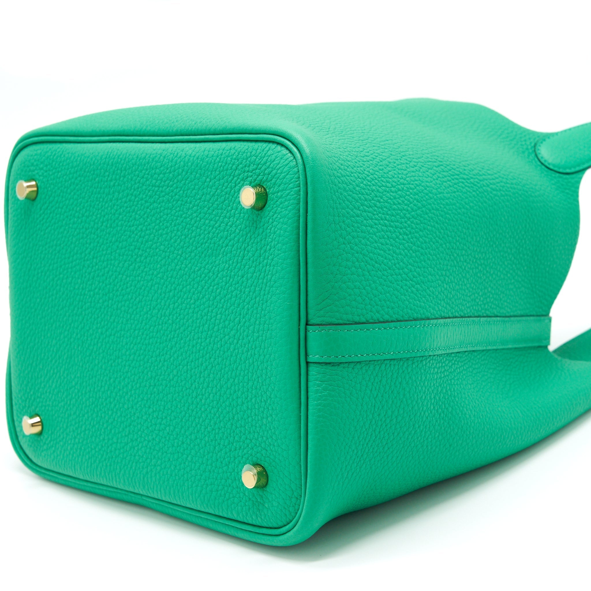 HERMES PICOTIN 22 CLEMENCE MENTHE GHW