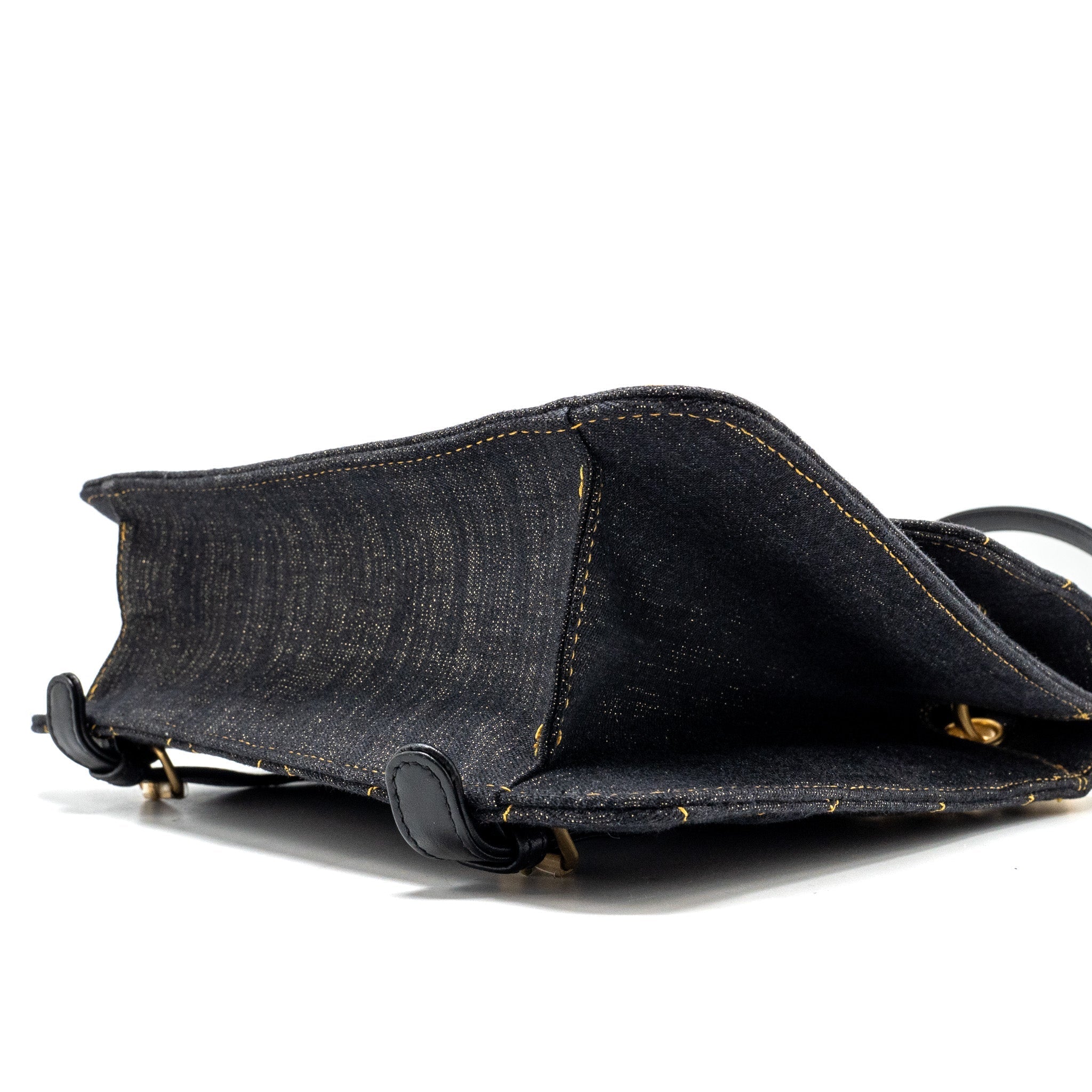 CHANEL 23S FLAP BACKPACK DENIM DARK BLUE WITH BRUSHED GHW (MICROCHIP)