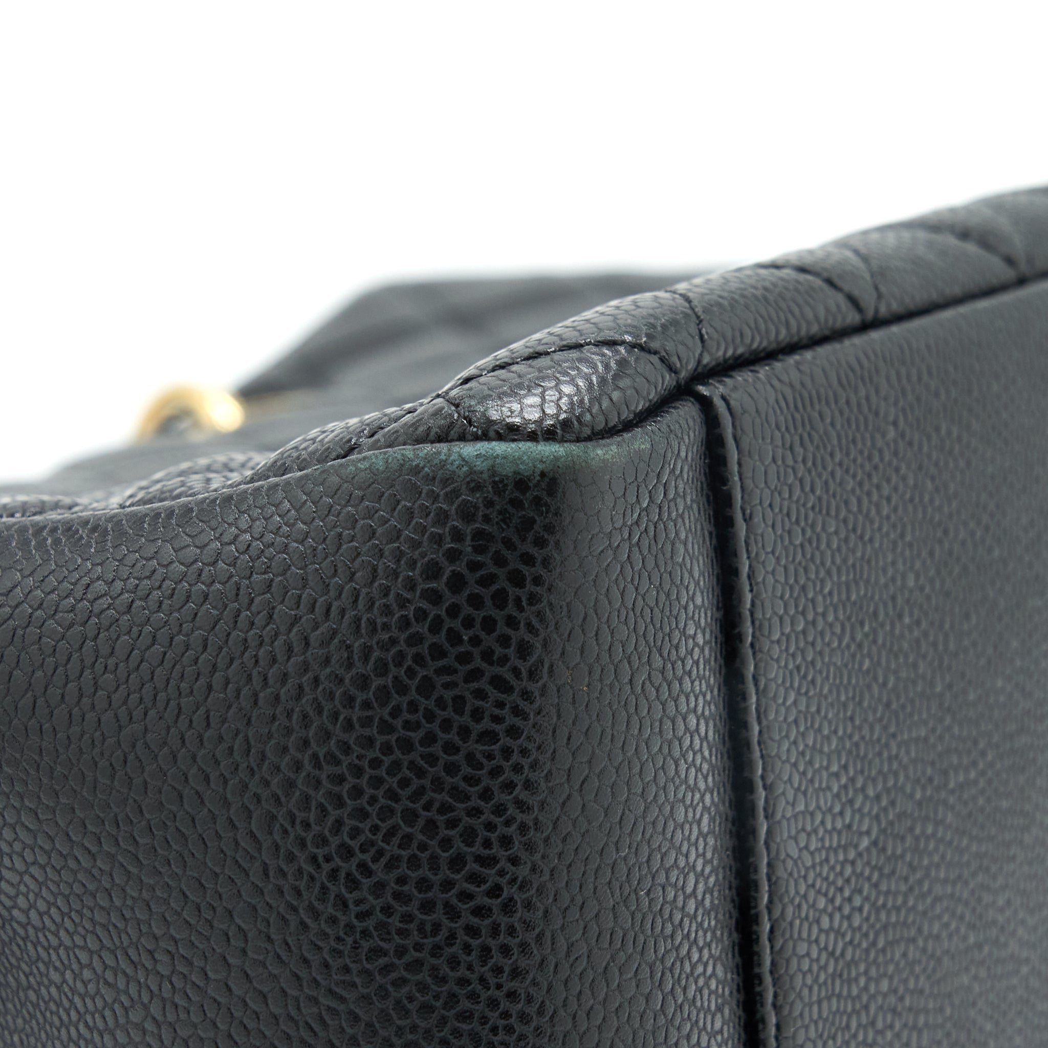 CHANEL GRAND SHOPPING TOTE CAVIAR BLACK GHW