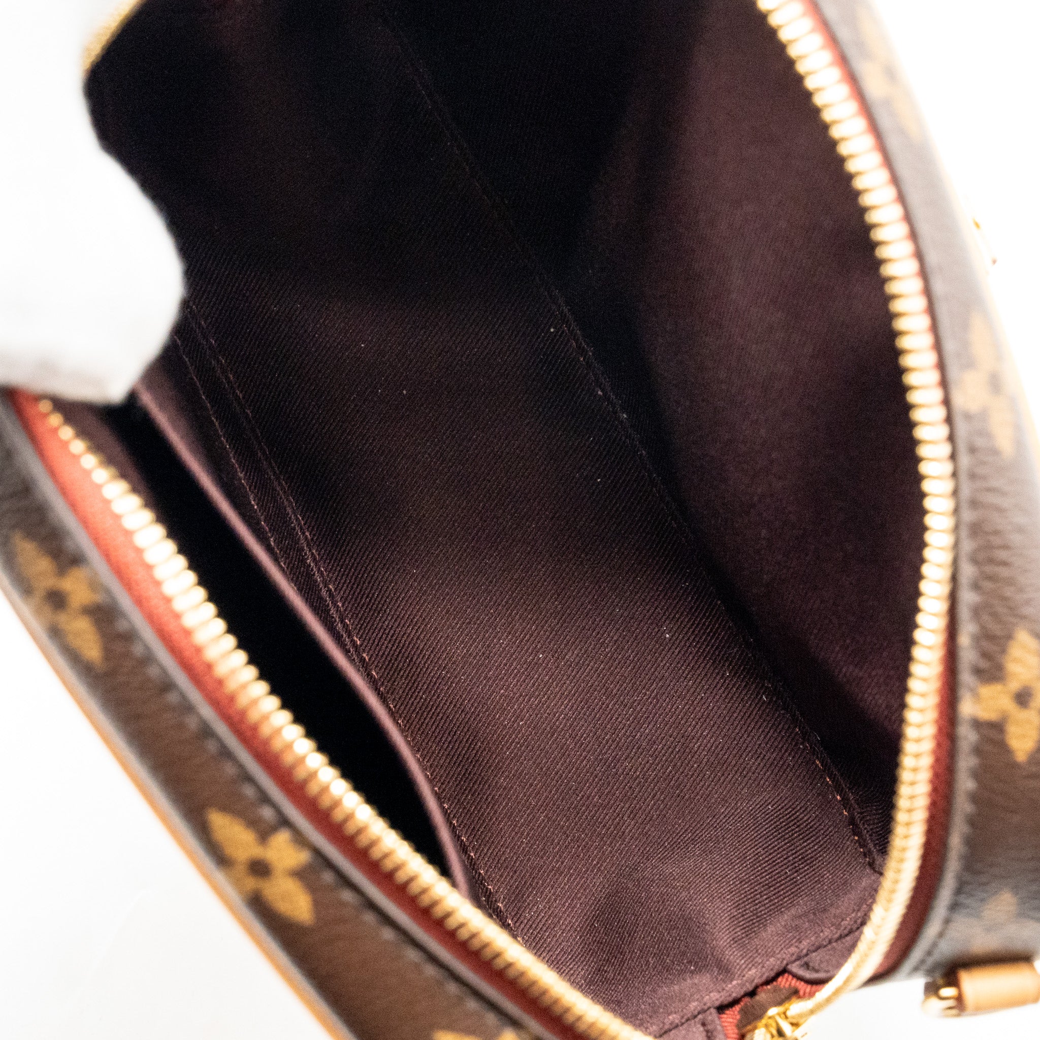 LOUIS VUITTON MINI DEAUVILLE SHOULDER BAG MONOGRAM CANVAS GHW