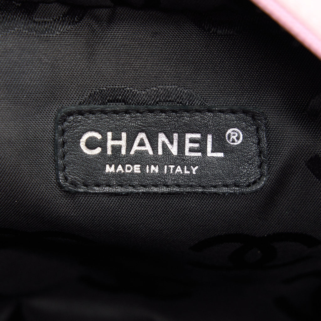 CHANEL CAMBON ALIGNED LARGE REPORTER BAG IN PINK