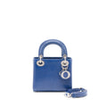 DIOR MINI LADY DIOR LIZARD BLUE CRYSTAL SHW