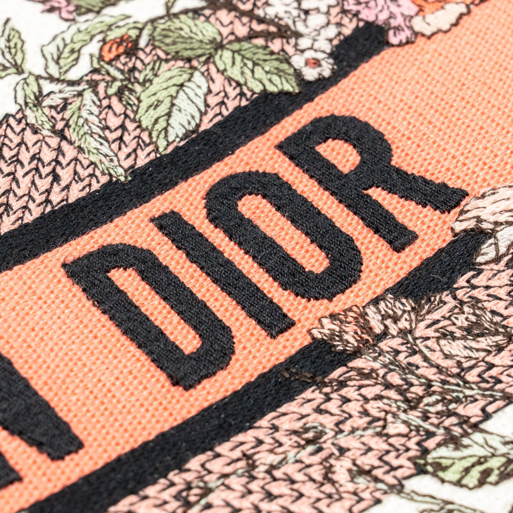 DIOR MEDIUM BOOK TOTE LIMITED EDITION CANVAS MULTICOLOUR