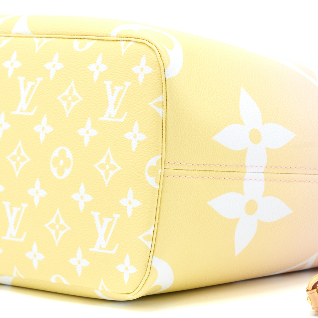 LOUIS VUITTON NEVERFULL MM BY THE POOL OMBRÉ ROSE GHW