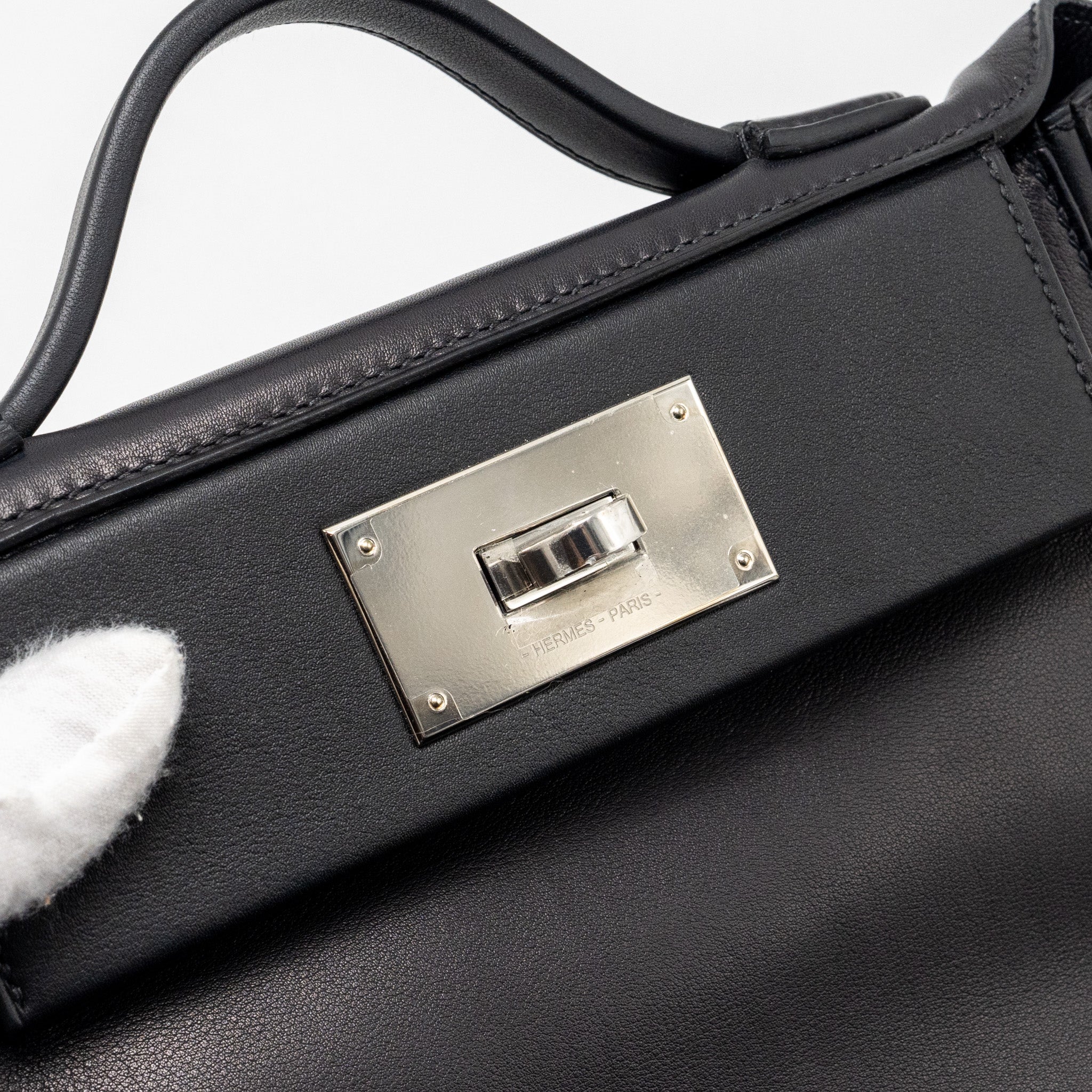 HERMES MINI 24/24 2424-21 BAG SWIFT BLACK SHW