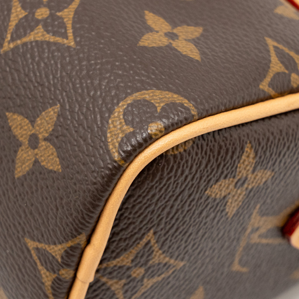 LOUIS VUITTON NANO SPEEDY MONOGRAM CANVAS GHW