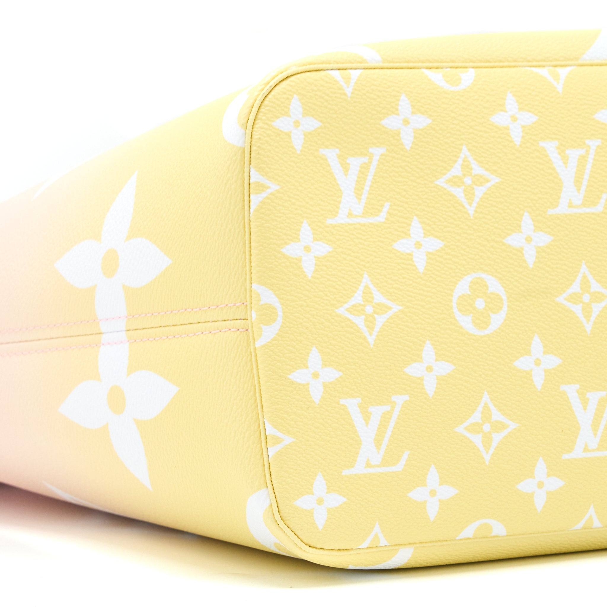 LOUIS VUITTON NEVERFULL MM BY THE POOL OMBRÉ ROSE GHW