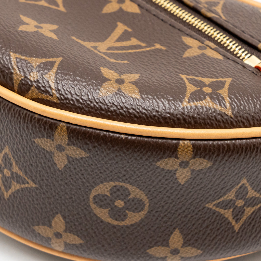 LOUIS VUITTON HALF-MOON LOOP BAGUETTE MONOGRAM CANVAS GHW