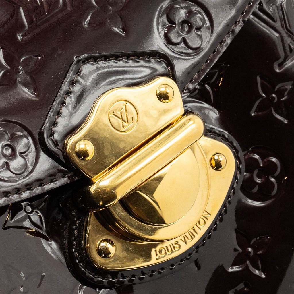 LOUIS VUITTON MIRANDA BAG MONOGRAM VERNIS AMARANTE GHW