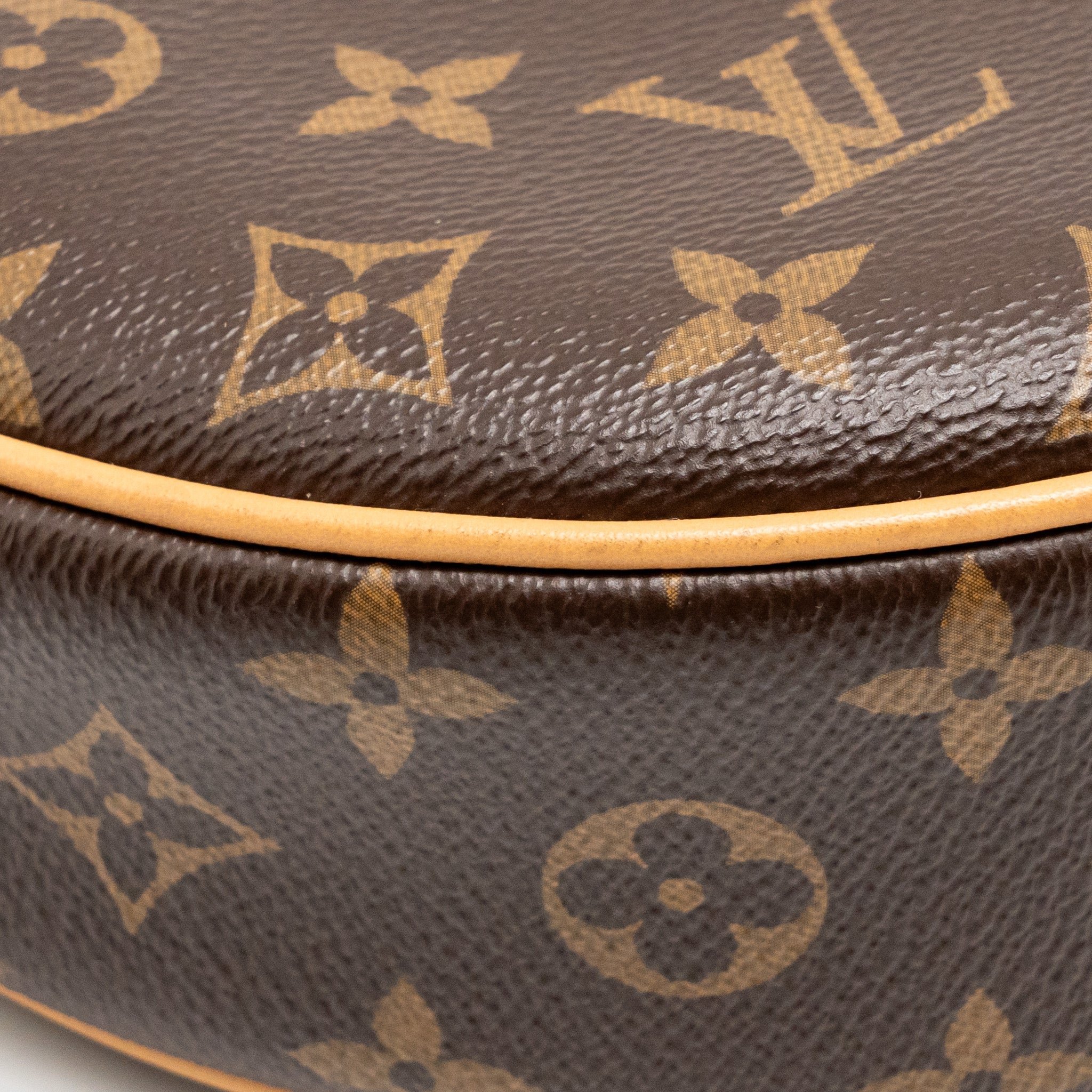 LOUIS VUITTON HALF-MOON LOOP BAGUETTE MONOGRAM CANVAS GHW