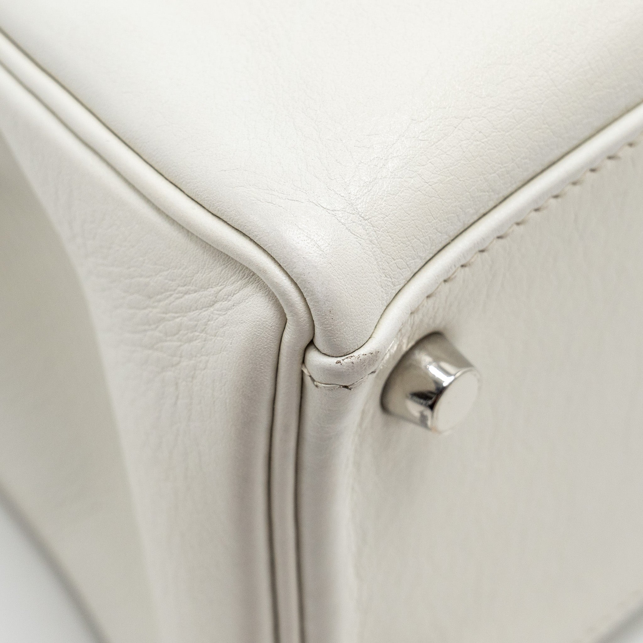 HERMES KELLY 28 EVERCOLOR BLANC SHW