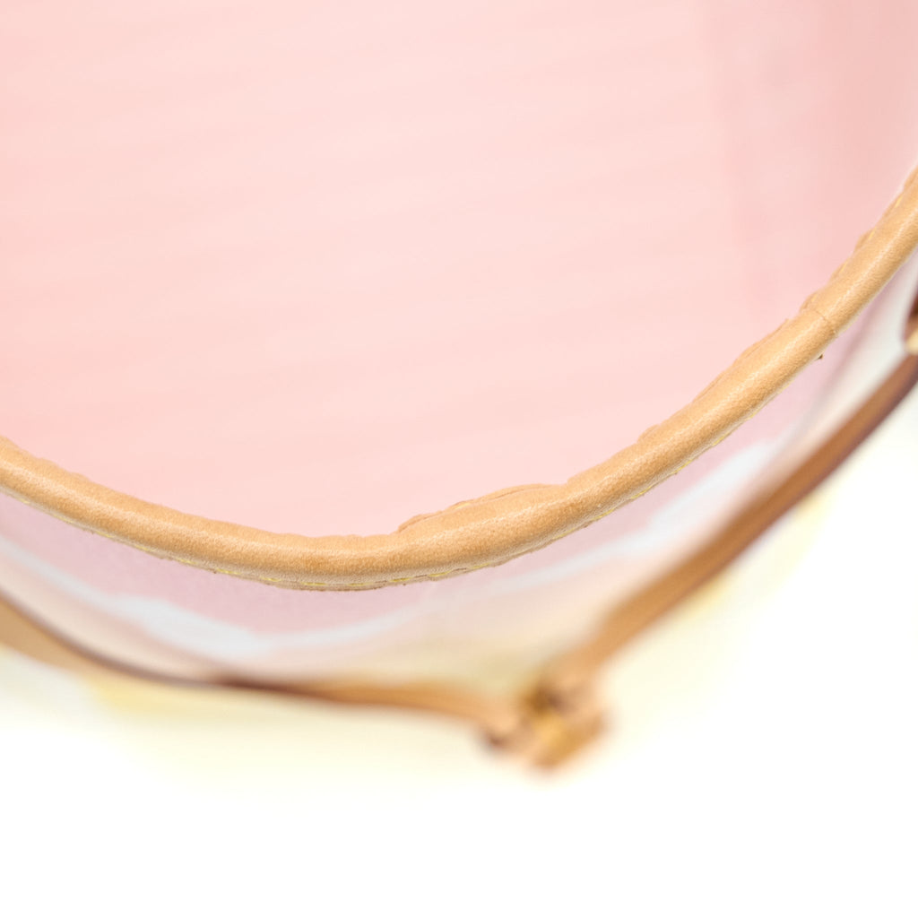 LOUIS VUITTON NEVERFULL MM BY THE POOL OMBRÉ ROSE GHW