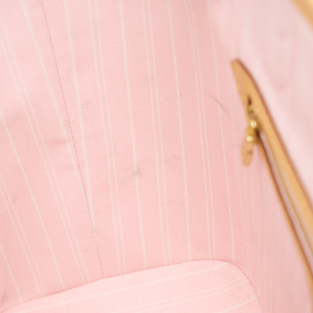 LOUIS VUITTON NEVERFULL MM BY THE POOL OMBRÉ ROSE GHW