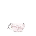 LOEWE MINI GATE BAG GRAINED CALFSKIN ICY PINK
