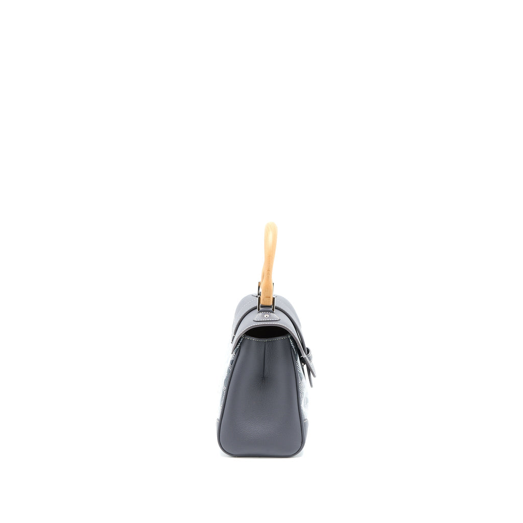 GOYARD MINI SAIGON GOYARDINE CANVAS GREY SHW
