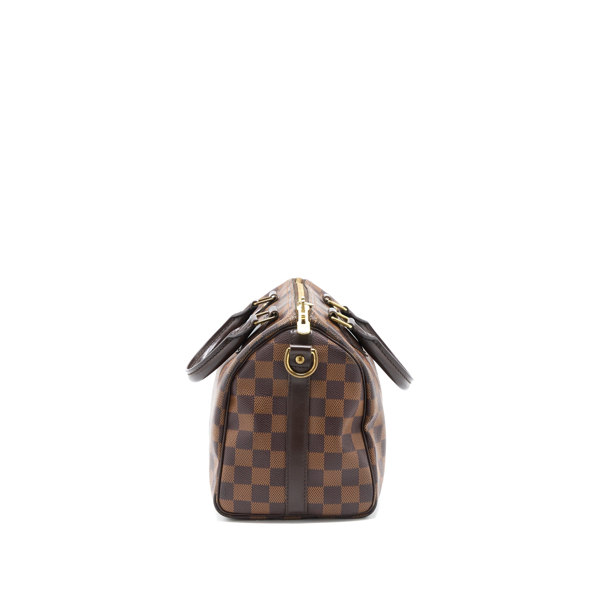 LOUIS VUITTON SPEEDY BANDOULIERE 25 DAMIER EBENE CANVAS GHW