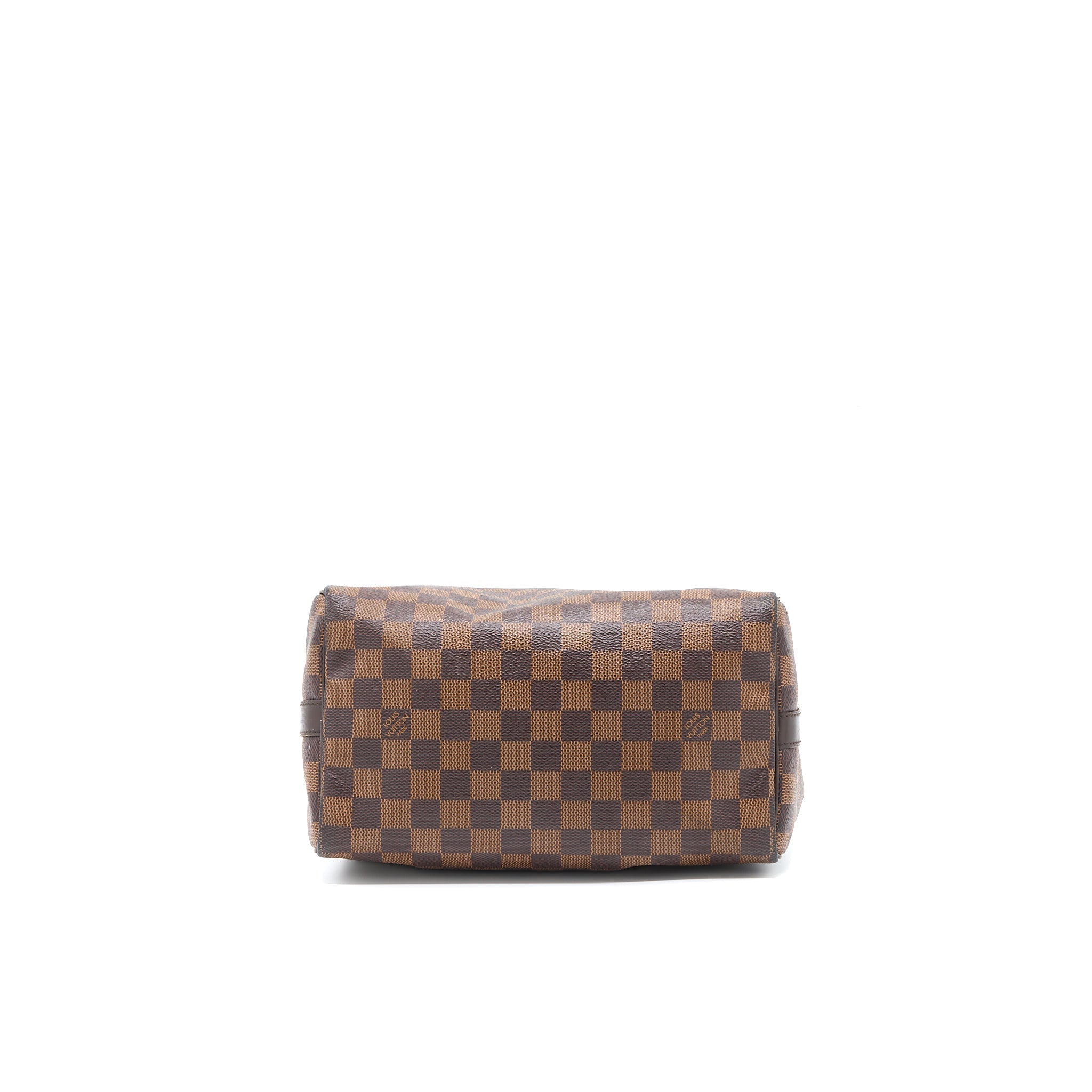 LOUIS VUITTON SPEEDY BANDOULIERE 25 DAMIER EBENE CANVAS GHW