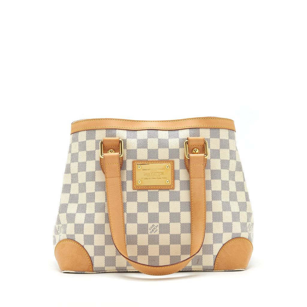 LOUIS VUITTON HAMPSTEAD PM DAMIER AZUR CANVAS GHW