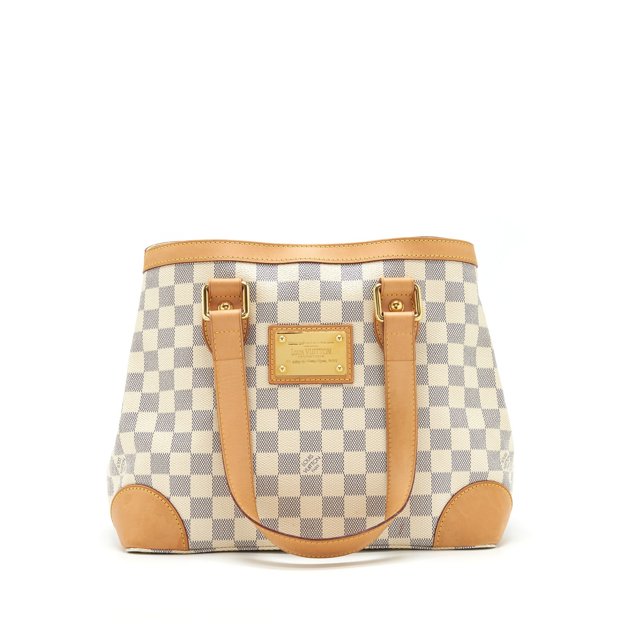 LOUIS VUITTON HAMPSTEAD PM DAMIER AZUR CANVAS GHW