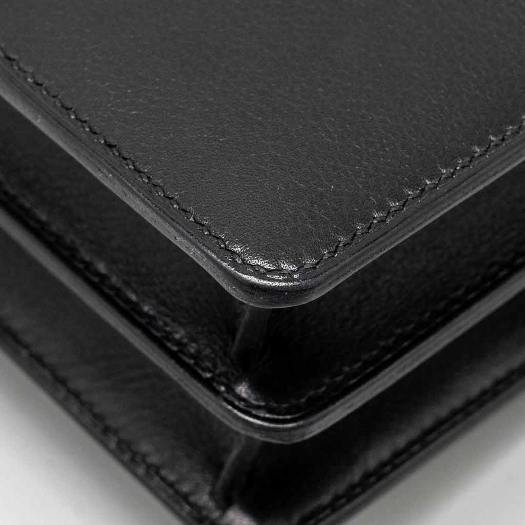 HERMES MINI ROULIS EVERGRAIN BLACK LGHW