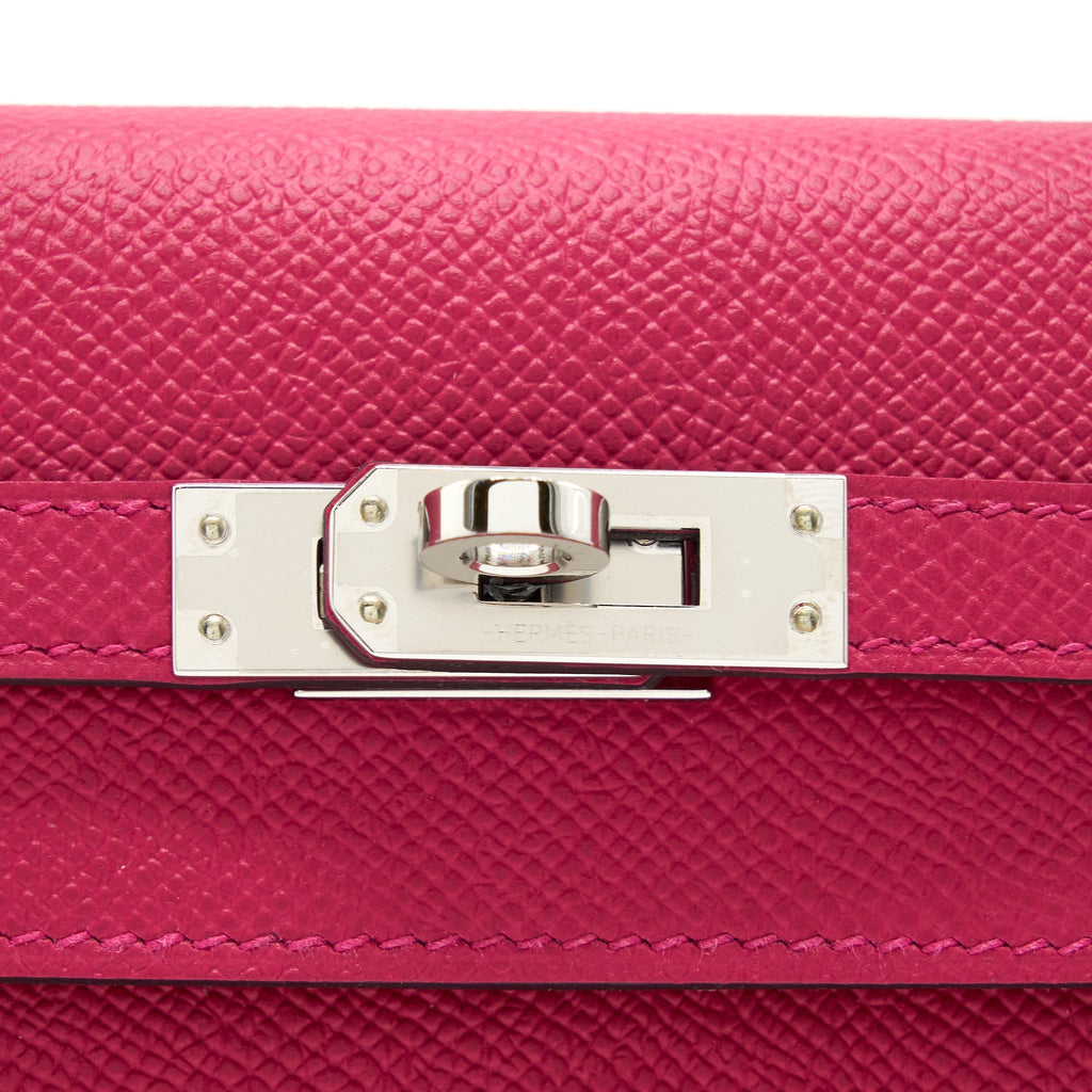 HERMES KELLY 25 EPSOM FRAMBOISE/PRUNE SHW