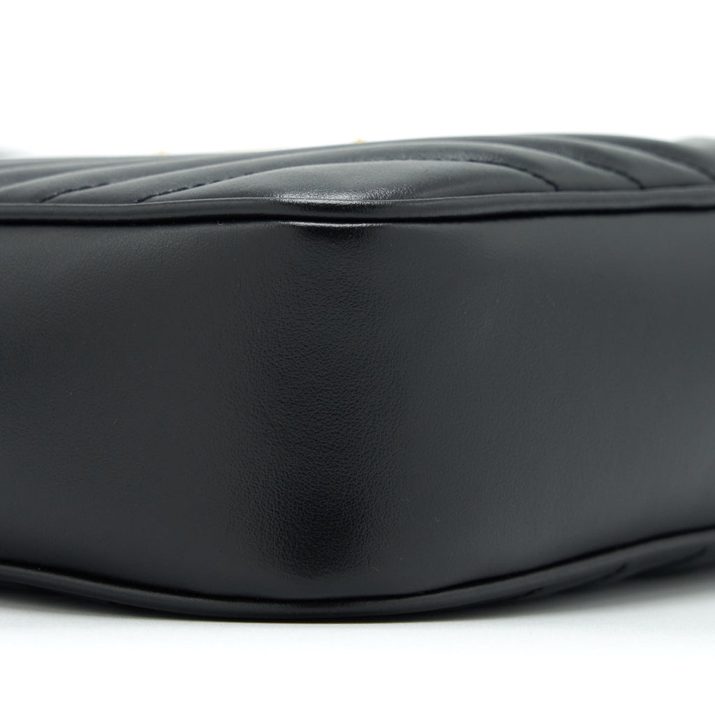 SAINT LAURENT/YSL LOU CAMERA BAG CALFSKIN BLACK GHW