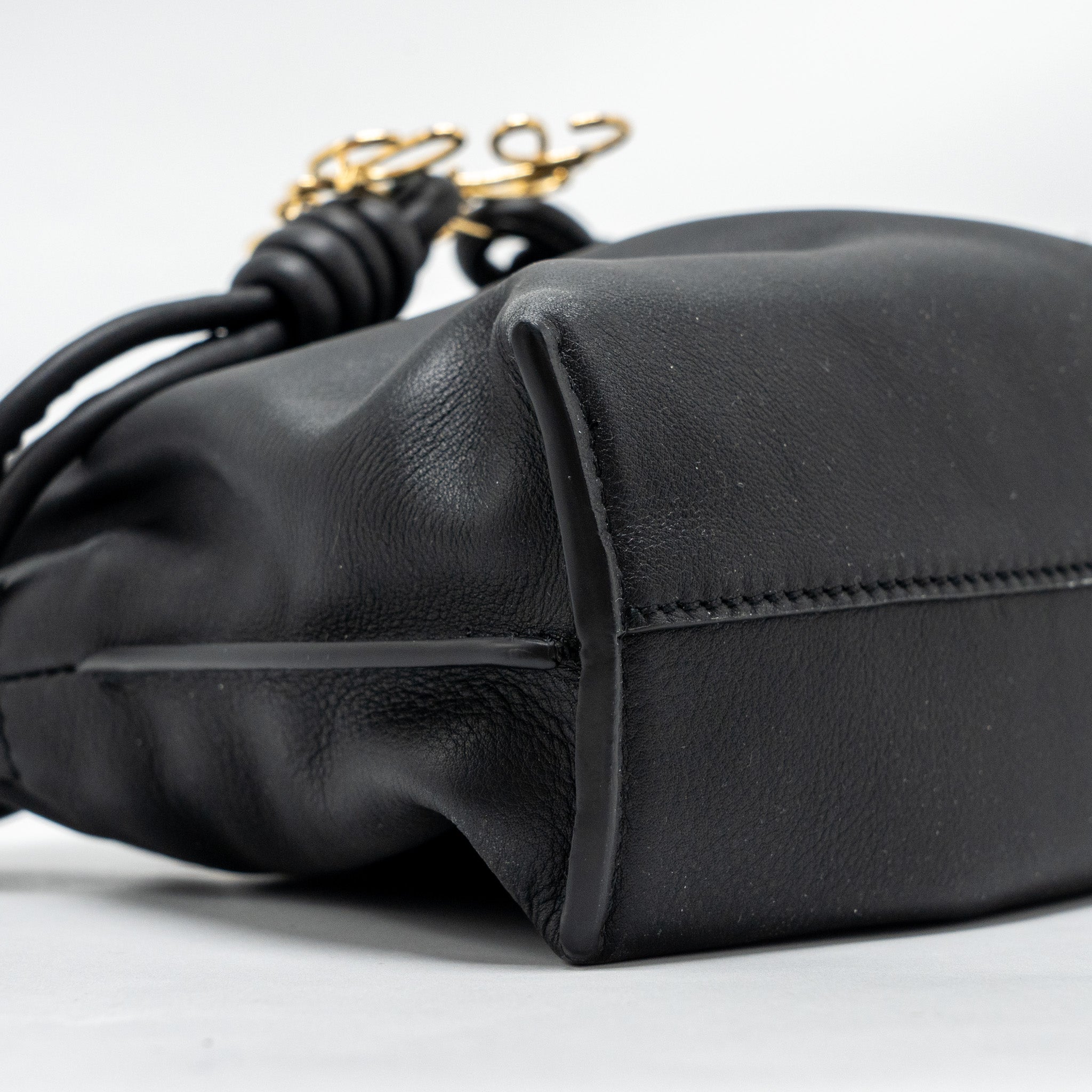 LOEWE FLAMENCO MINI NAPPA CALFSKIN BLACK GHW