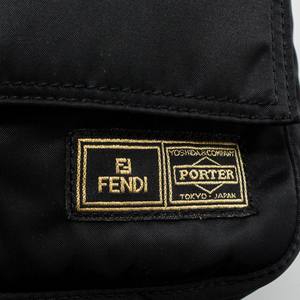 FENDI REGULAR BAGUETTE NYLON BLACK GHW