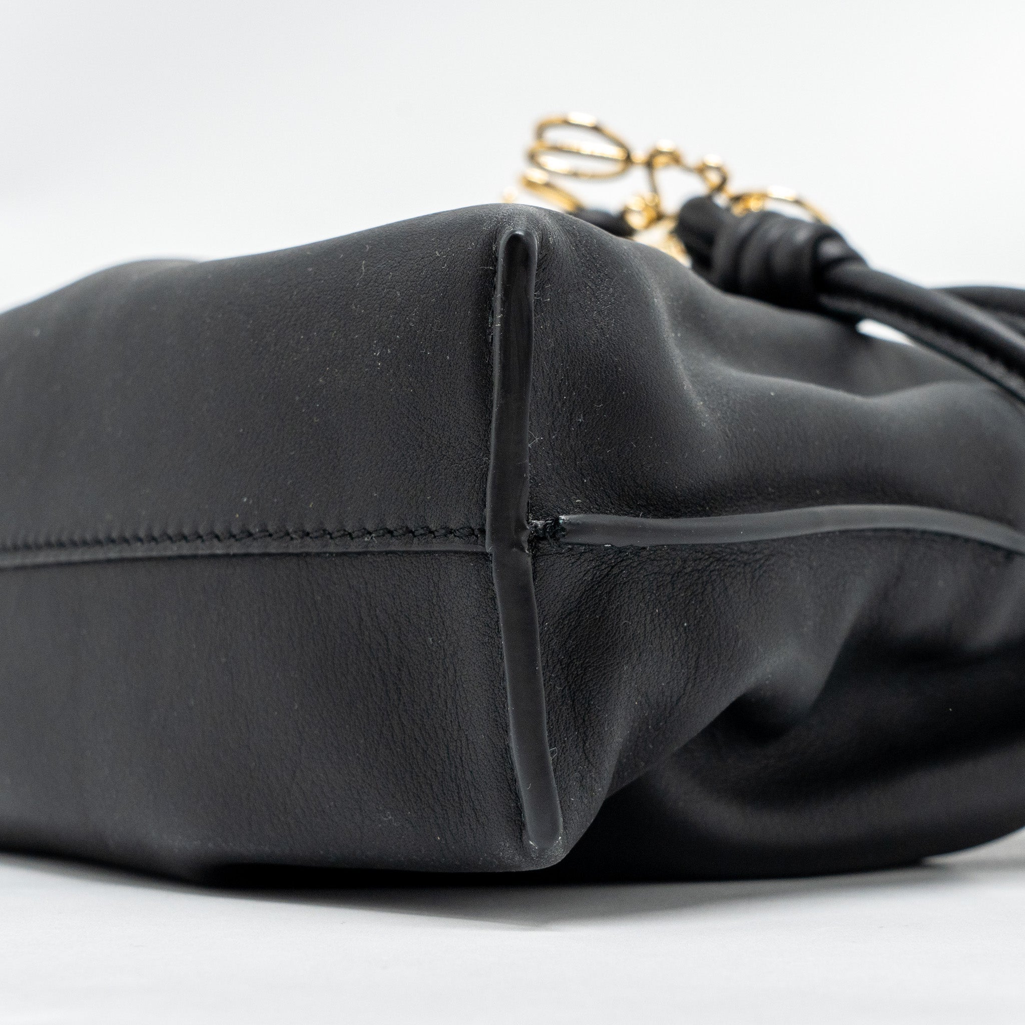 LOEWE FLAMENCO MINI NAPPA CALFSKIN BLACK GHW