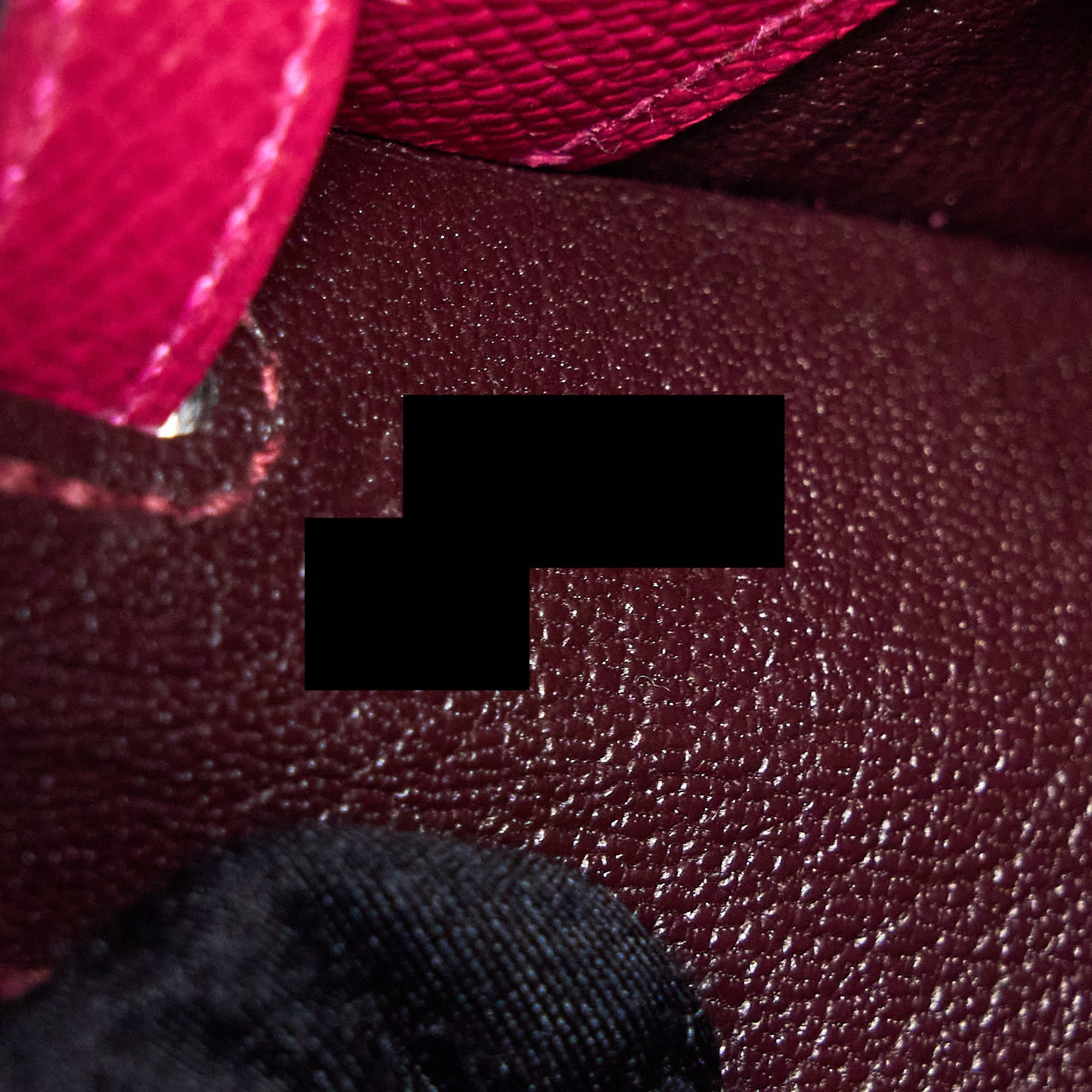 HERMES KELLY 25 EPSOM FRAMBOISE/PRUNE SHW
