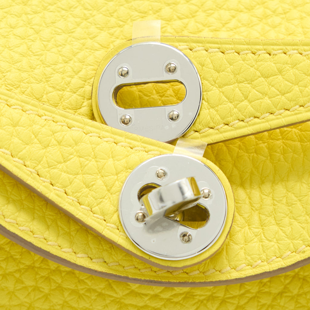 HERMES MINI LINDY CLEMENCE 9R LIME SHW