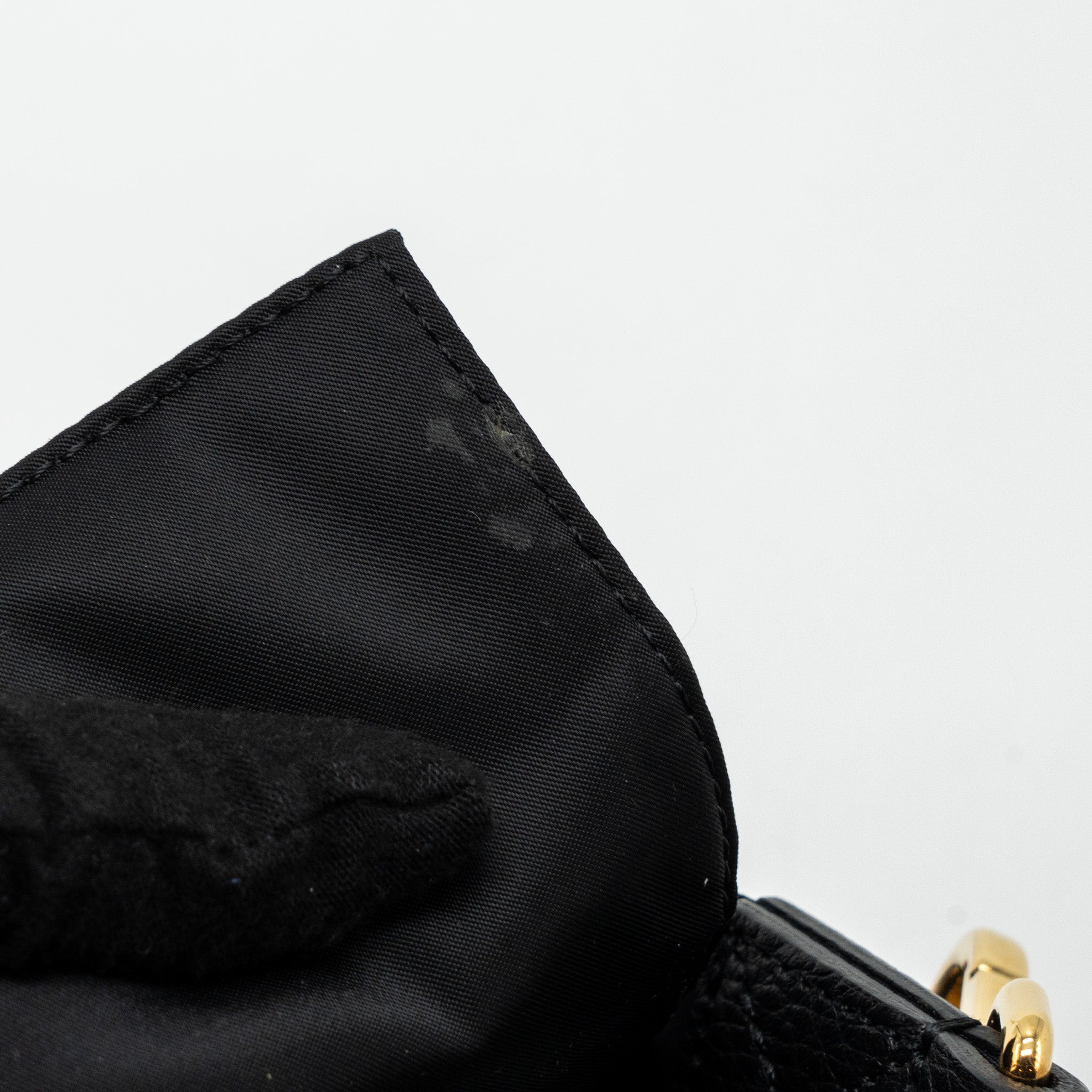 FENDI REGULAR BAGUETTE NYLON BLACK GHW