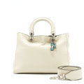 DIOR DIORISSIMO TOTE BAG WHITE MULTICOLOUR HARDWARE