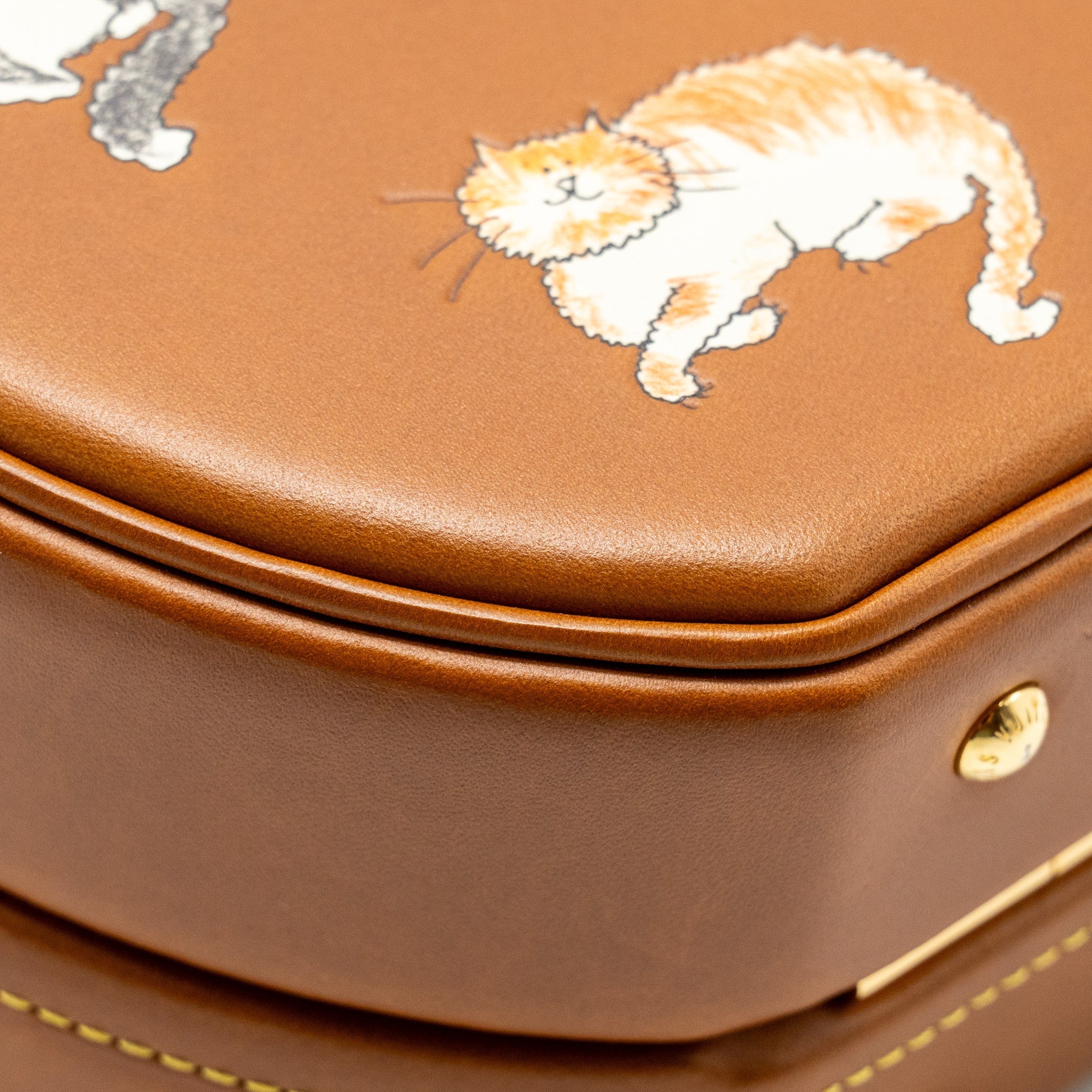 LOUIS VUITTON BOITE CHAPEAU BAG LIMITED EDITION GRACE CODDINGTON CATOGRAM PETIT CALFSKIN BROWN GHW