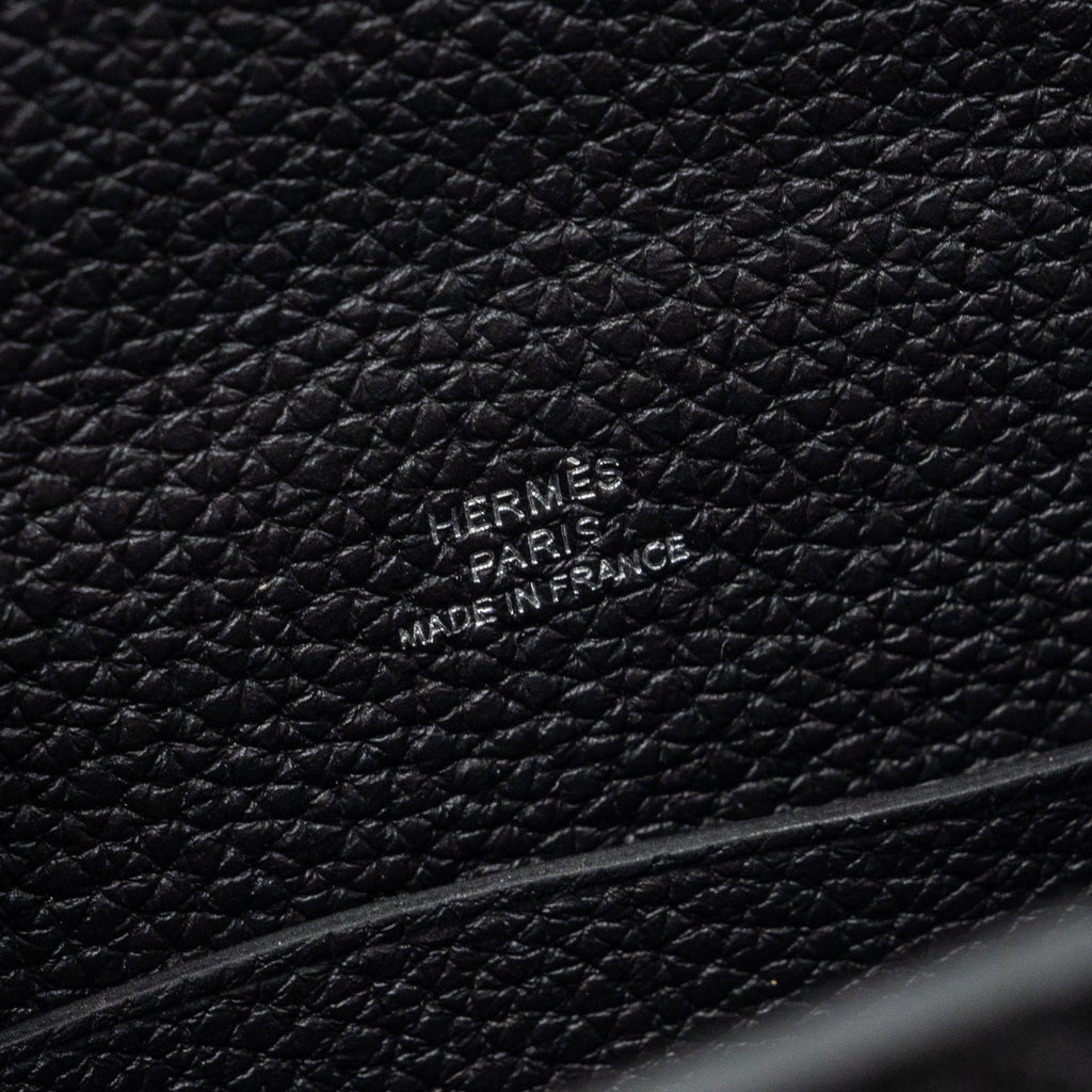 HERMES VIDEPOCHES TOGO BLACK SHW