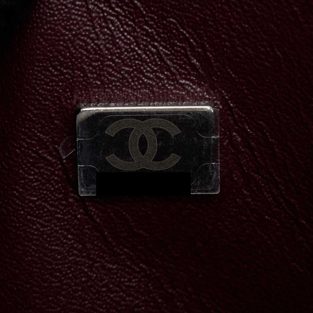 CHANEL SMALL CLASSIC DOUBLE FLAP BAG CAVIAR BLACK SHW(MICROCHIP)