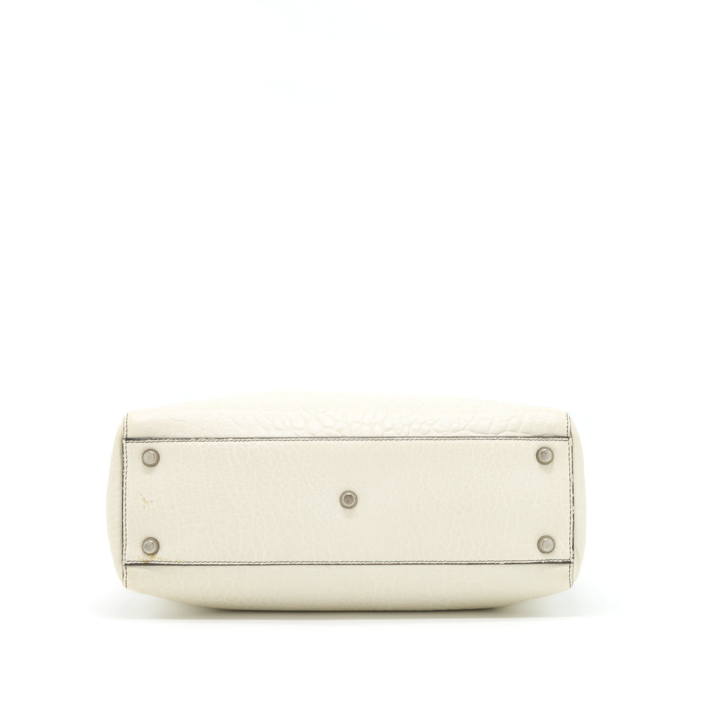 DIOR DIORISSIMO TOTE BAG WHITE MULTICOLOUR HARDWARE