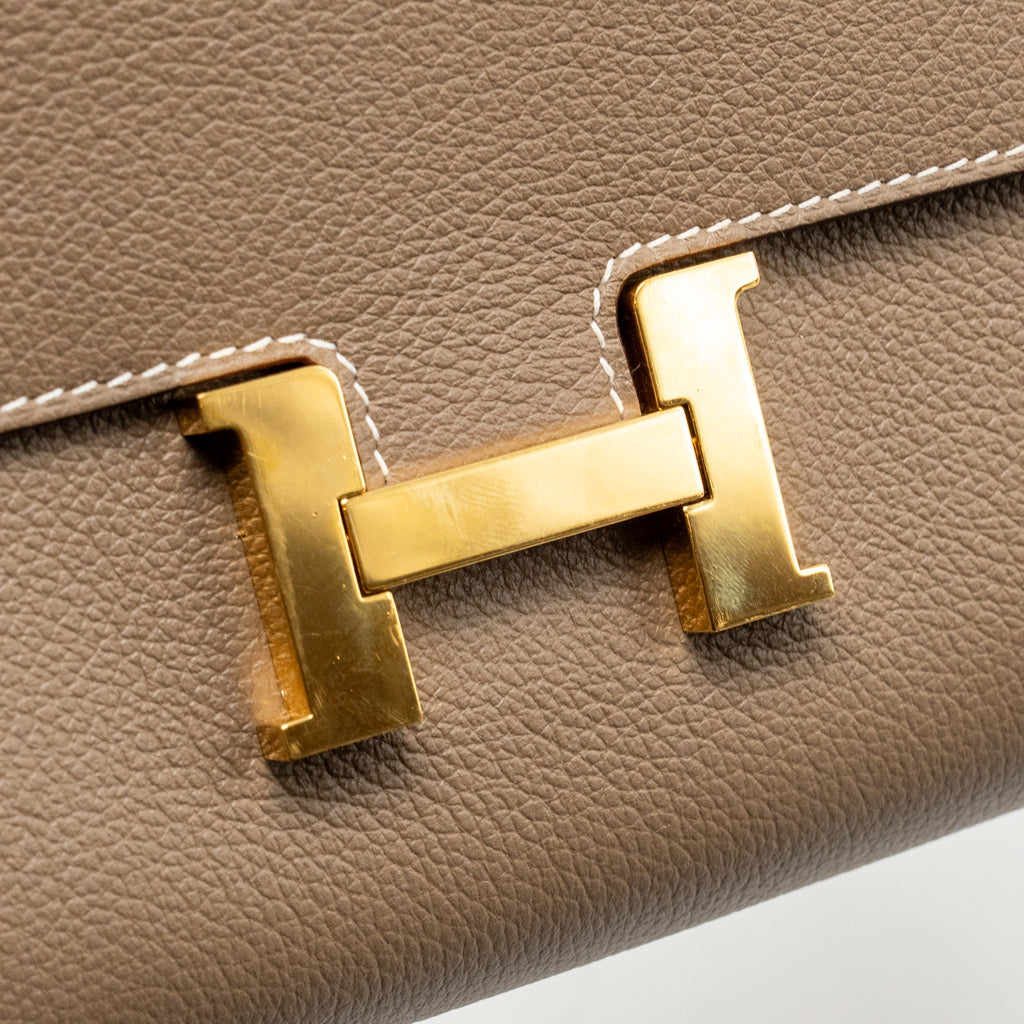 HERMES CONSTANCE TO GO EVERCOLOR ETOUPE GHW