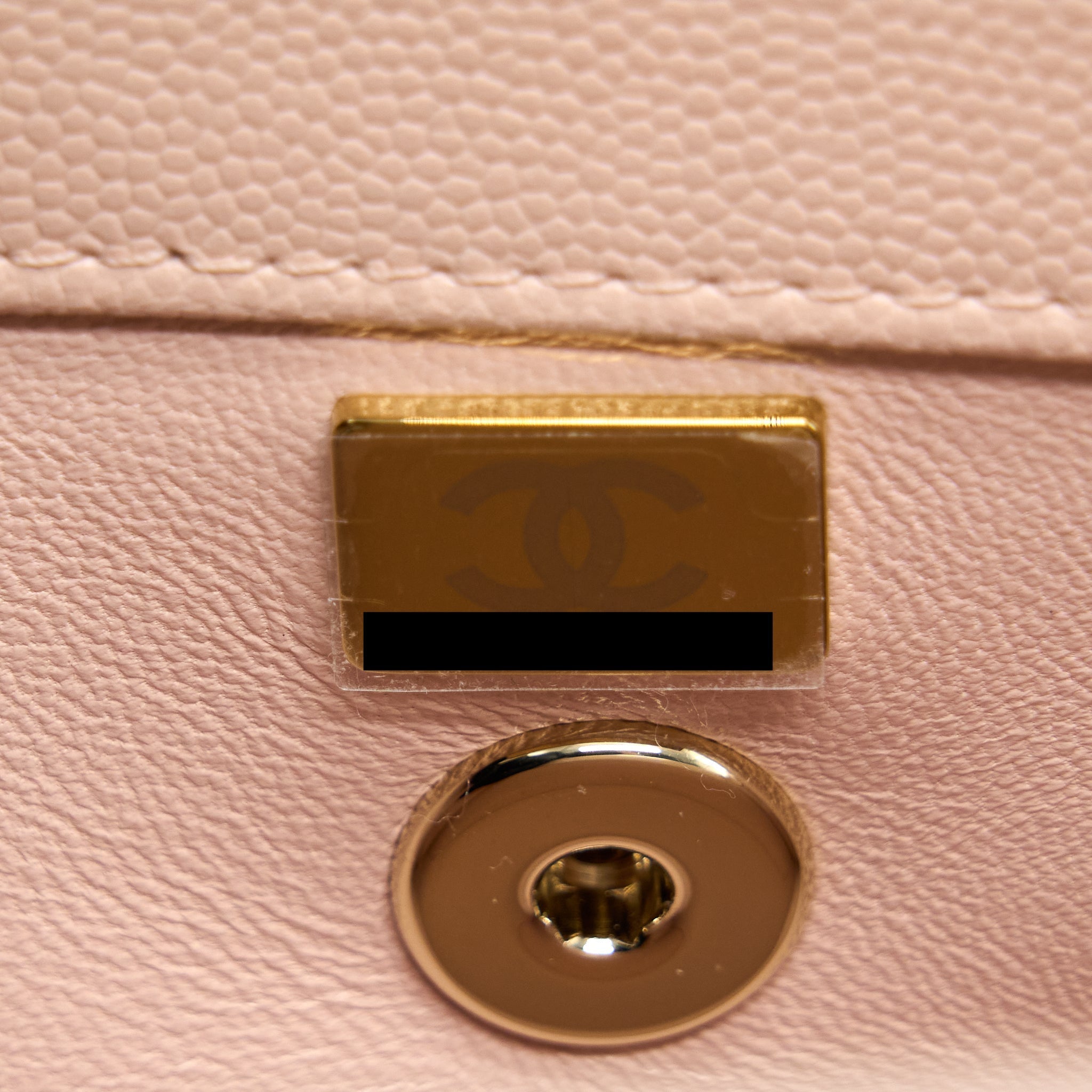CHANEL 21A SMALL COCO HANDLE CAVIAR ND022 ROSE CLAIR / LIGHT PINK LGHW(MICROCHIP)