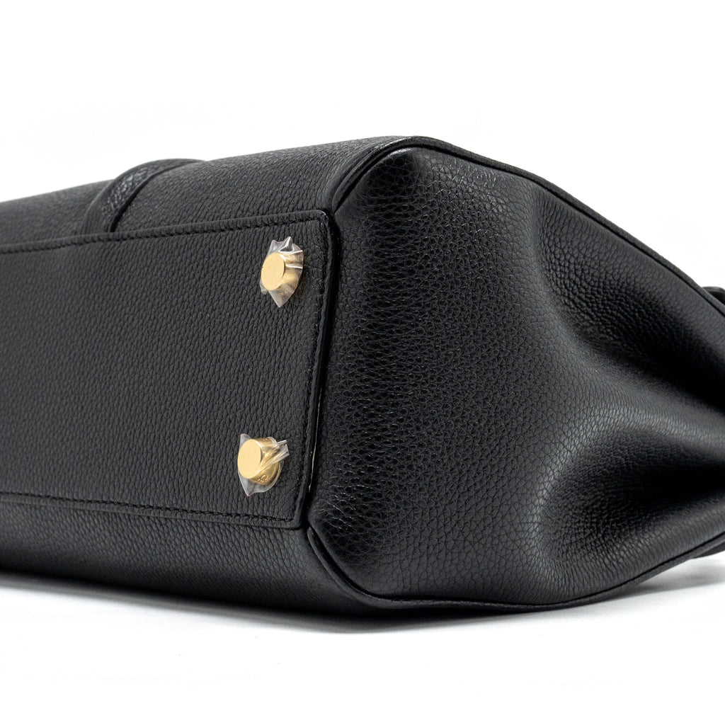 CELINE SMALL 16 BAG GRAINED CALFSKIN BLACK GHW