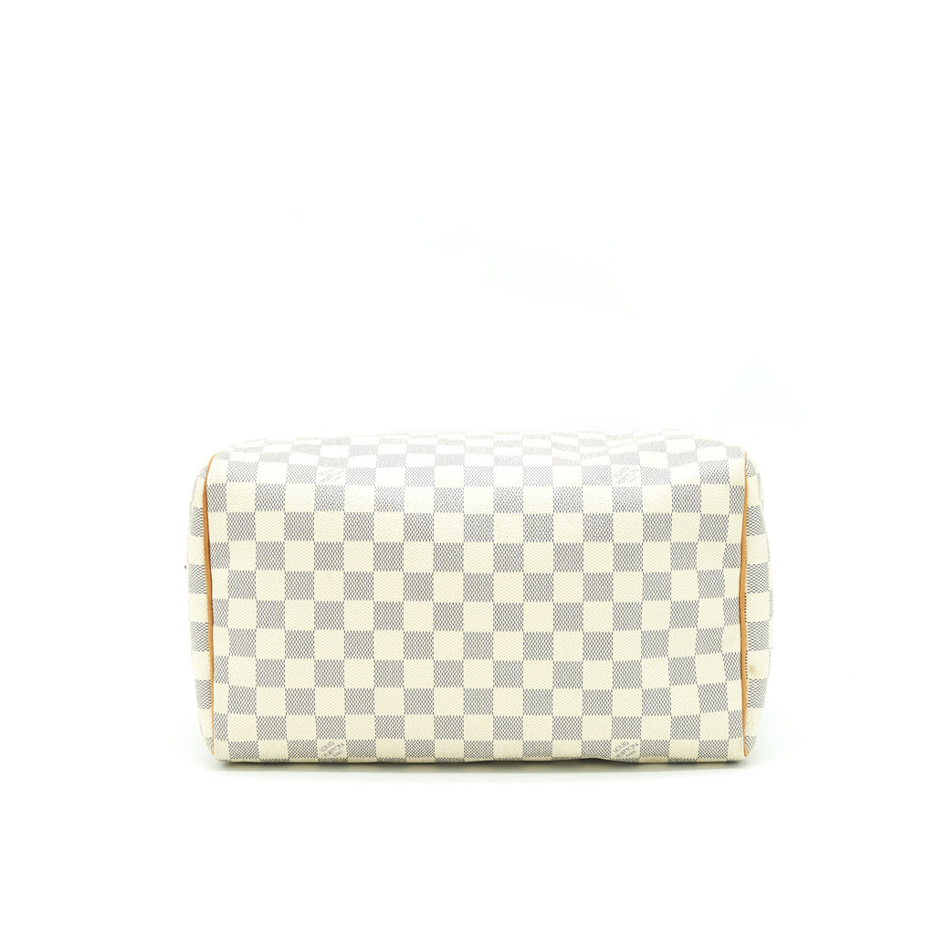 LOUIS VUITTON SPEEDY 30 DAMIER AZUR CANVAS GHW