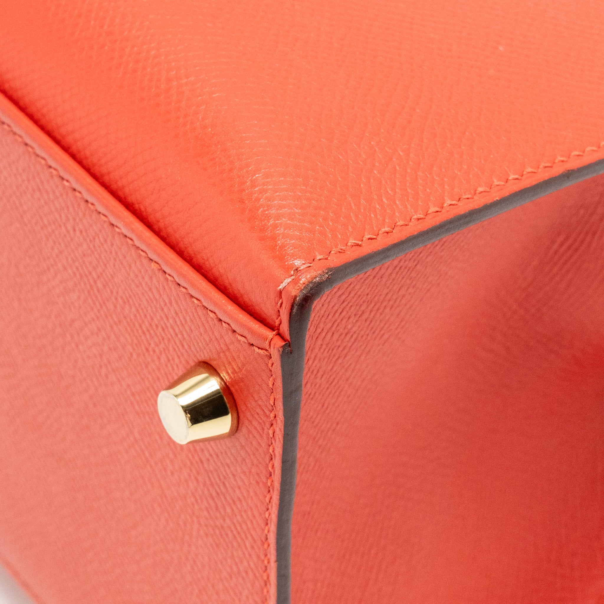 HERMES KELLY 28 EPSOM ROUGE PIVOINE GHW