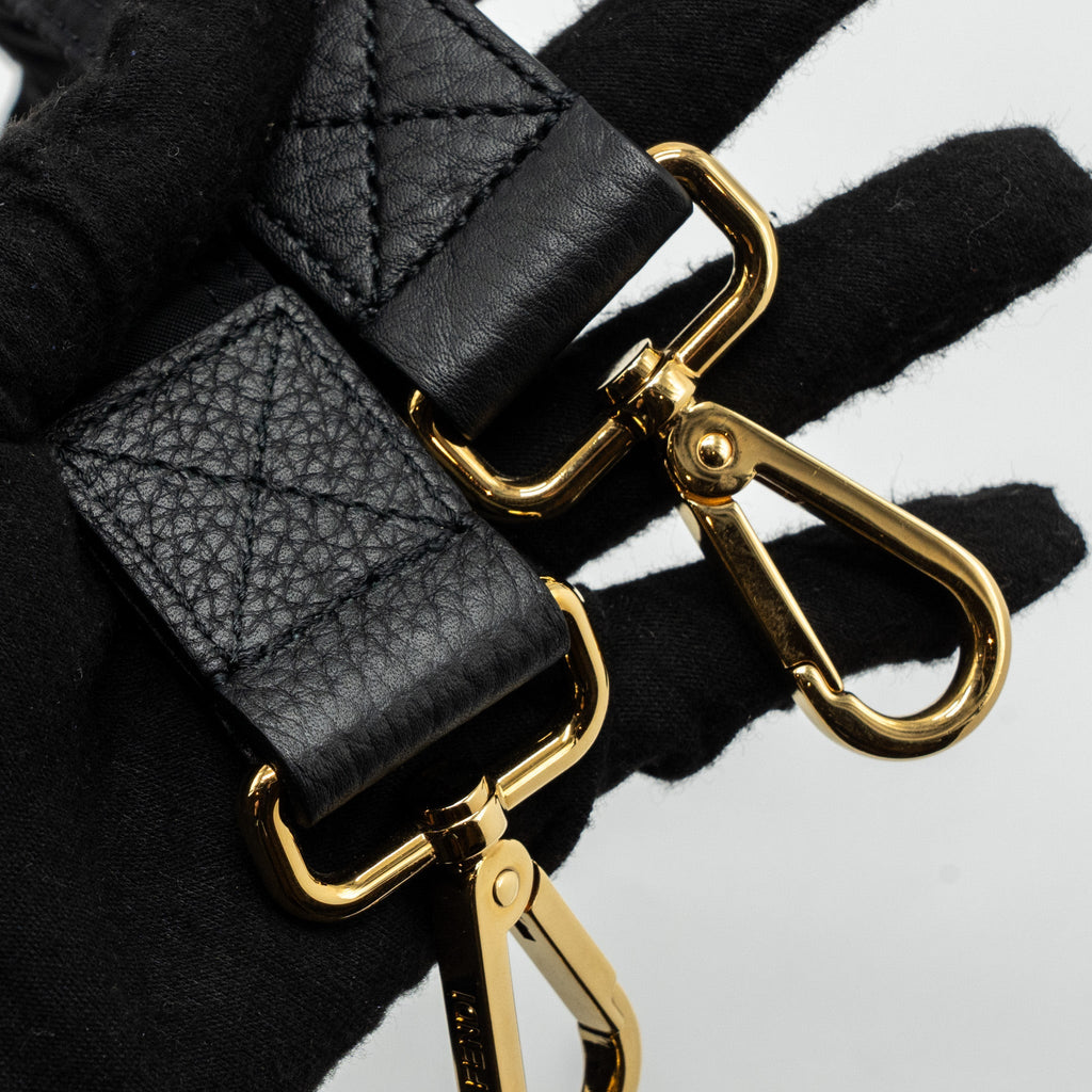 FENDI REGULAR BAGUETTE NYLON BLACK GHW
