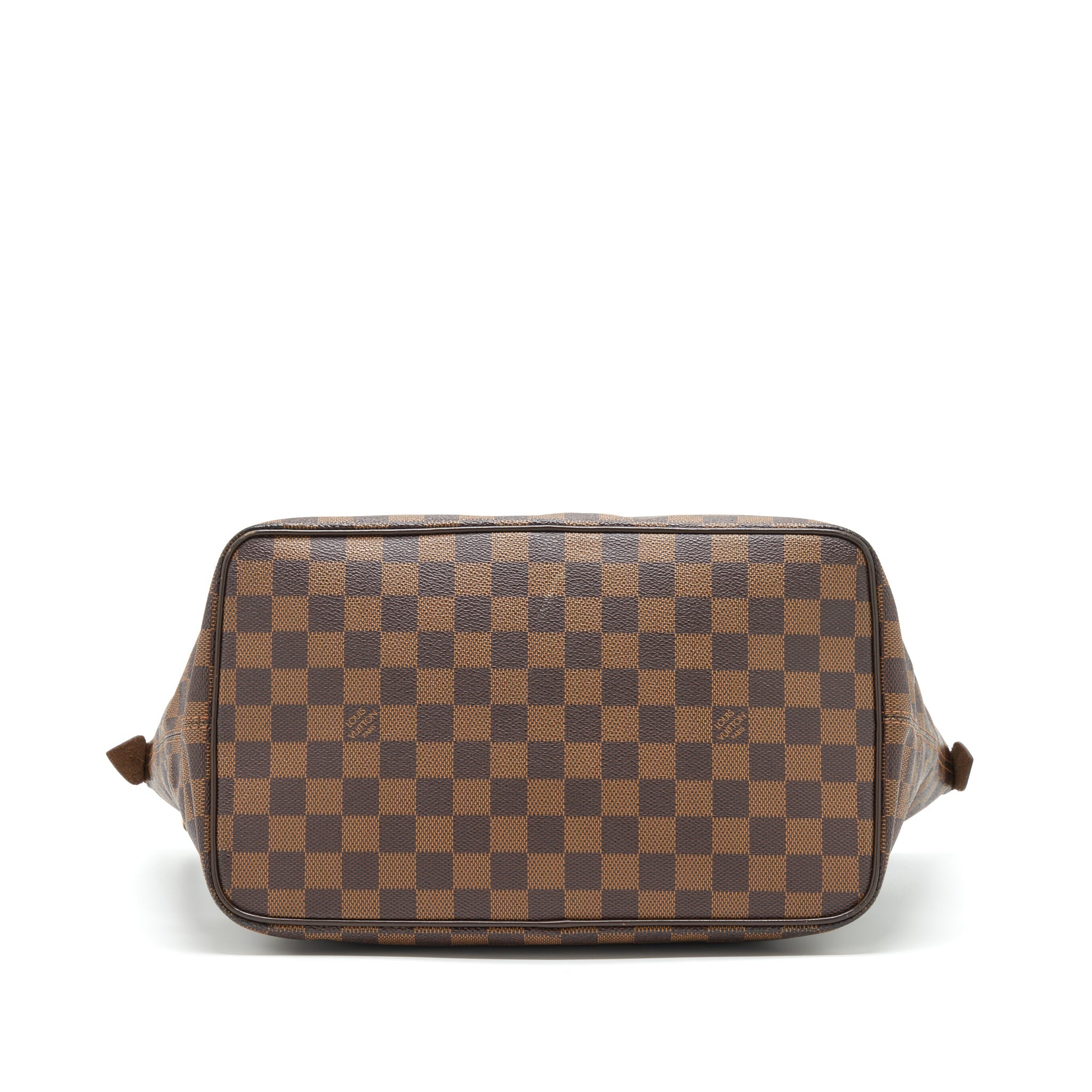 LOUIS VUITTON SALEYA TOTE BAG DAMIER EBENE CANVAS GHW